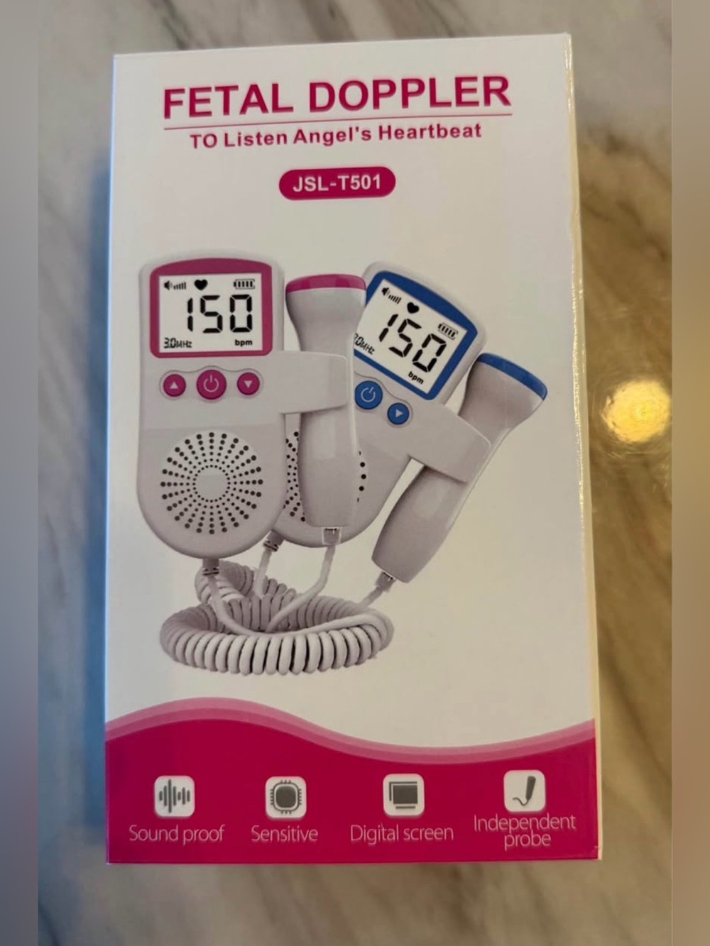 Fetal Doppler Monitor - NEW - Picture 2 of 5
